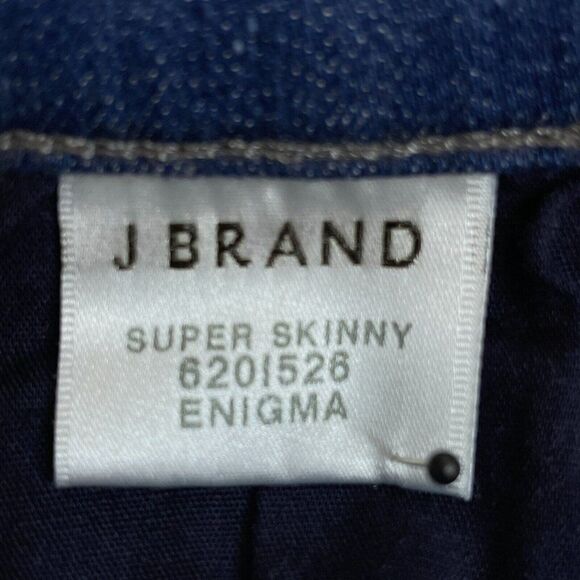 J Brand Enigma Super Skinny Jeans Size 25 Medium Wash Stretch Made In USA - Picture 6 of 8